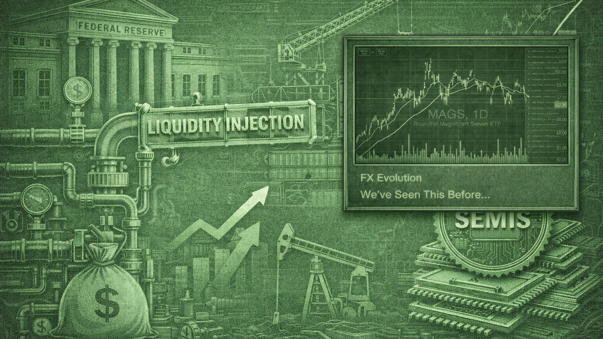 Liquidity Clusters, Tariffs, and Oil: Late Cycle Pressure Building